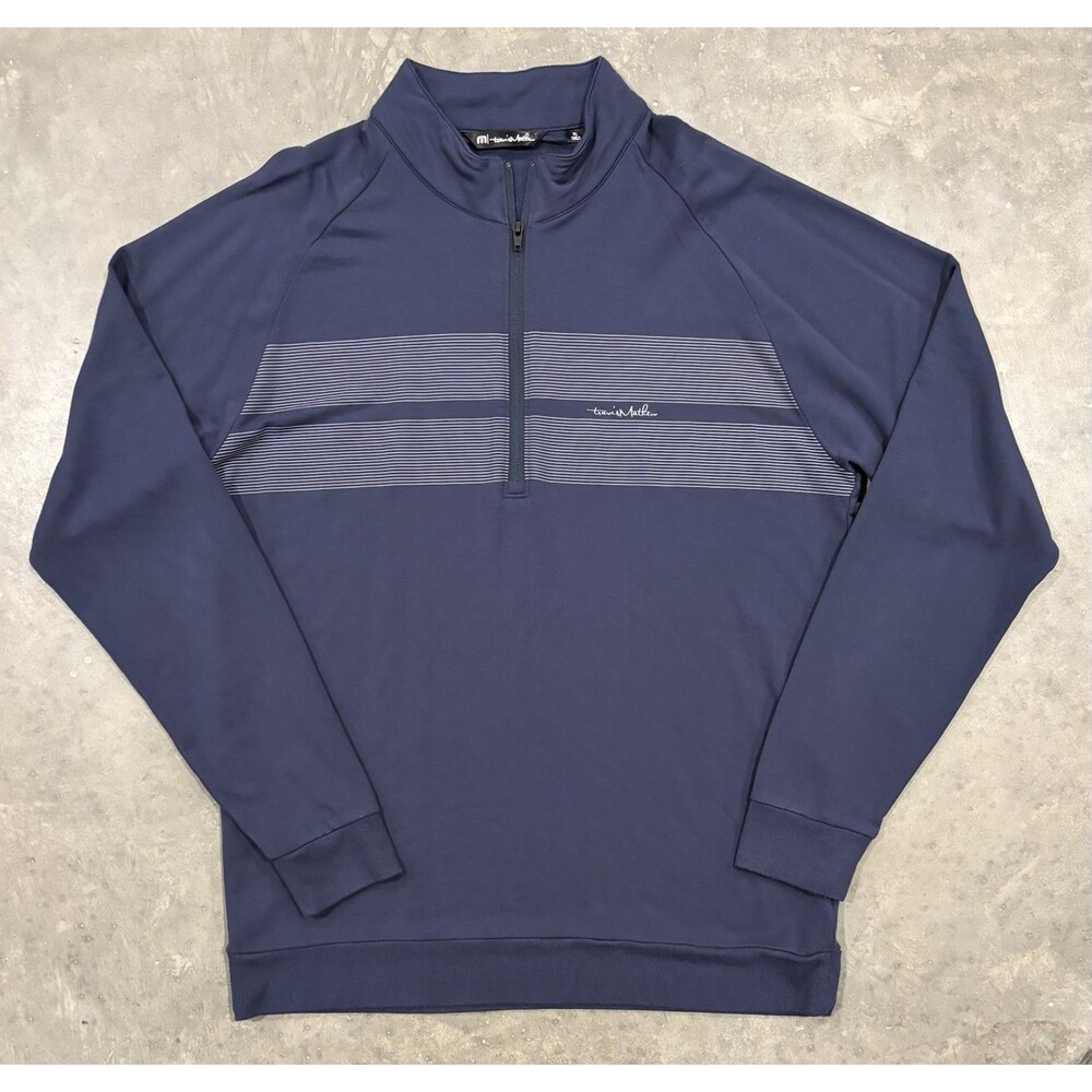 Travis Matthew Keep It Real 1/4 Zip Golf Pullover Super Soft Men’s XL Blue